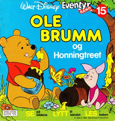 Omslag for Ole Brumm og honningtreet
